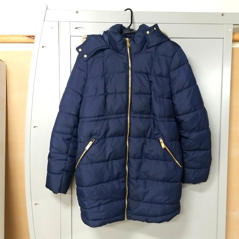 H&M Mama Padded Jacket Dark Blue Size Medium